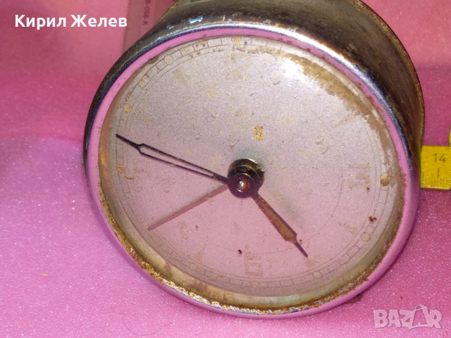 МНОГО СТАР РУСКИ КОЛЕКЦИОНЕРСКИ МЕХАНИЧЕН БУДИЛНИК РЯДЪК РЕТРО МОДЕЛ 43711, снимка 7 - Антикварни и старинни предмети - 44545854