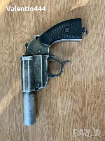 Немски ракетен/сигнален пистолет – кал. 26мм, снимка 8 - Бойно оръжие - 53854320