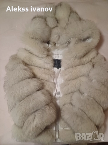 Дамско палто от естествена кожа и пух-лисица, снимка 8 - Якета - 52733149