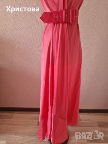 НОВА! Рокля сатен в цикламено/фуксия - 45,00лв., снимка 3 - Рокли - 42614311