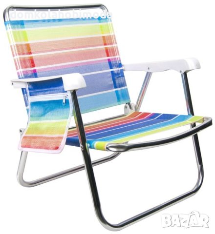  Алуминиев Плажен сгъваем стол