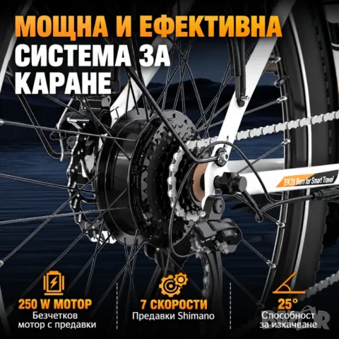 Електрически градски велосипед. , снимка 3 - Велосипеди - 56379477