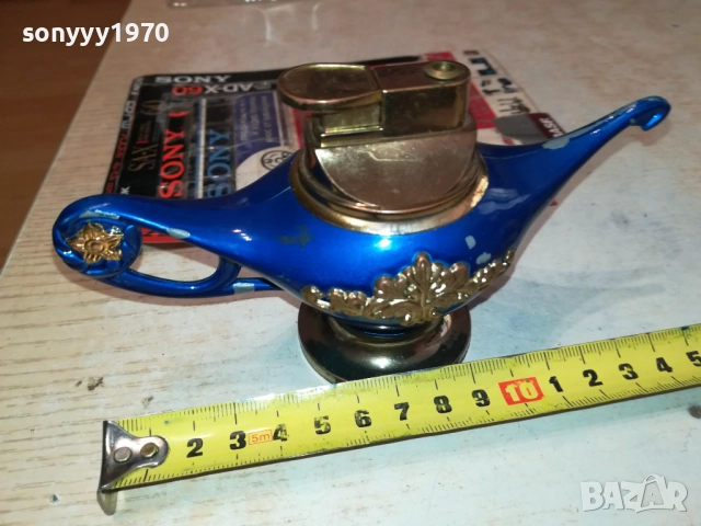 МЕТАЛНА ЗАПАЛКА-ЛАМПАТА НА АЛАДИН-ВНОС SWISS 2109251255, снимка 6 - Колекции - 51785358