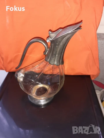 Прекрасна ловна кана графа с формата на патица, снимка 5 - Антикварни и старинни предмети - 50918909