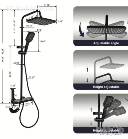 4-ФУНКЦИОНАЛНА ДУШ СИСТЕМА "PIANO STYLE" 8028, снимка 9 - Душове - 51115478