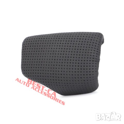 Капаче за скоростен лост автоматик Ауди / Audi A4 A5 B9, Q5 FY, Q7 4M перфорирана черна кожа, снимка 2 - Аксесоари и консумативи - 42415492