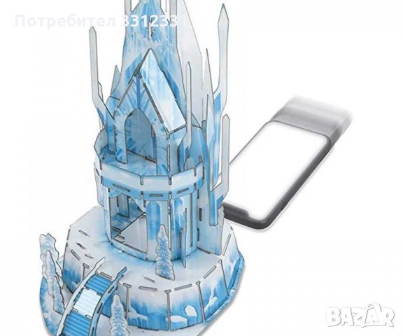 3D пъзел Frozen 2, Леденият замък и Елза, Elsa, Замръзналото кралство, Disney, снимка 3 - Игри и пъзели - 35818845