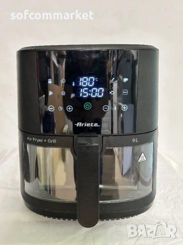 Фритюрникът с горещ въздух Ariete Air Fryer 9L , снимка 3 - Фритюрници - 53645958