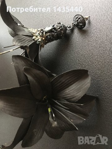 Обеци от серията “Тайната градина” на дизайнерката Анелия Милчева, снимка 4 - Обеци - 41676337