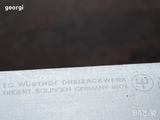 кухненски шефски нож Solingen , снимка 6 - Прибори за хранене, готвене и сервиране - 49783973