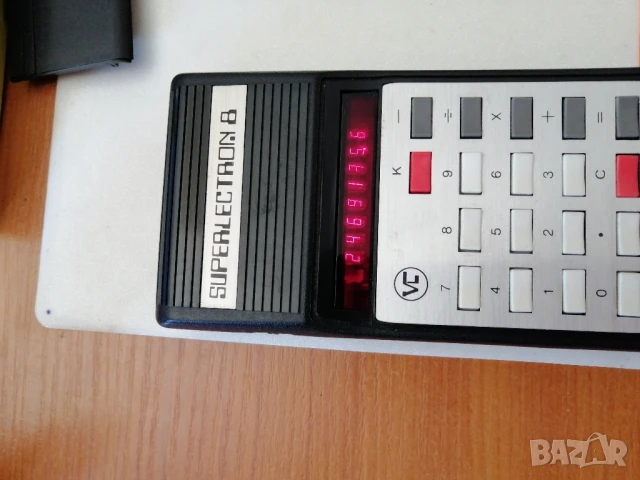 Ретро калкулатор SUPERLECTRON 8, снимка 4 - Антикварни и старинни предмети - 50753996