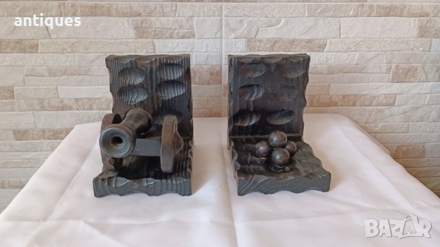 Стари дървени стойки за книги - военна тематика, снимка 11 - Антикварни и старинни предмети - 42637088