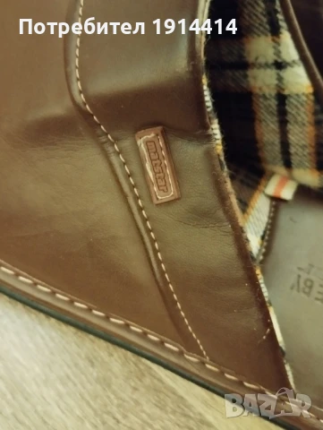 Мъжки кожени пантофи номер 45, снимка 6 - Други - 50590157