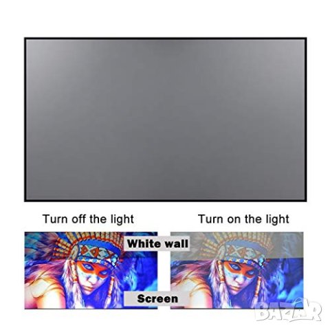 Екран за проектор нано кристали 120", снимка 3 - Плейъри, домашно кино, прожектори - 41972595