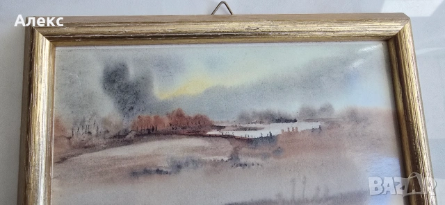 Винтидж картини Норвегия– картички в дървени рамки., снимка 8 - Картини - 53825629