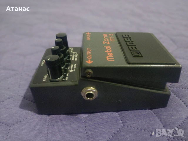 Ефект за китара- Boss MT-2 Metal Zone, снимка 3 - Китари - 53483770