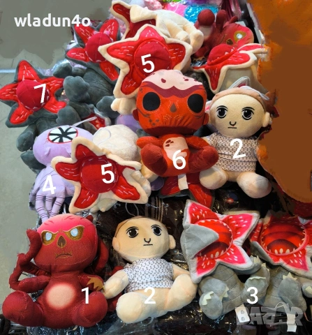 Плюшени герои Stranger Things-20см-7е, снимка 3 - Плюшени играчки - 53637057