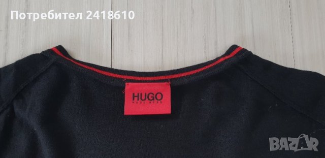 Hugo Boss HUGO San Paolo 3 Extrafine Merino Mens Size 50/L НОВО! ОРИГИНАЛ! Мъжки тънък Вълнен !, снимка 13 - Пуловери - 44368404