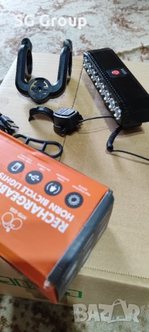 Мощен Led прожектор за колело, ел.скутер, снимка 2 - Части за велосипеди - 51415840