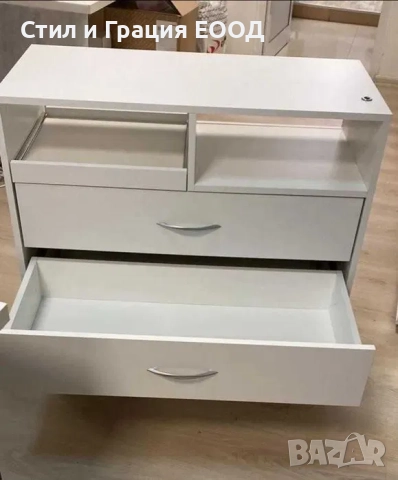 Количка за естетика Y-200 бял 88 х 40 х 85 см, снимка 7 - Козметични уреди - 42791043