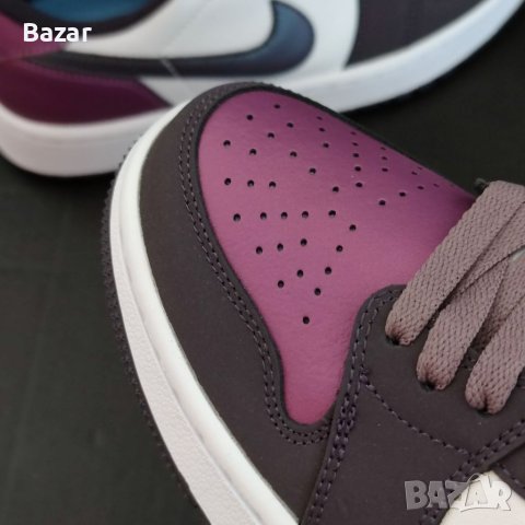 Nike Air Jordan 1 Low Purple Golf Hameleon Logo Нови Обувки Размер 39 Кецове Маратонки , снимка 7 - Маратонки - 41087494