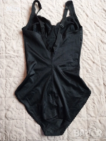 М Черно еластично,модилелиращо боди, снимка 5 - Корсети, бюстиета, топове - 53472793