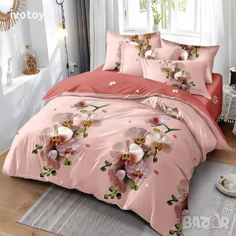 Двулицево спално бельо, 6 части - Модел WS16039, снимка 1