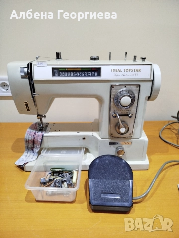 Металана шевна машина IDEAL TOPSTAR - 85 W, снимка 2 - Шевни машини - 52719965