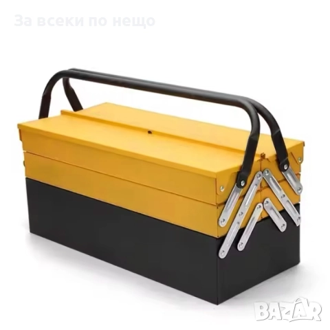 Метална кутия за инструменти PA1290 – 3-етажна разгъваща се кутия