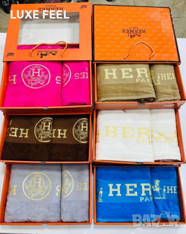 ✨Луксозни Хавлии 2бр в Кутия , снимка 4 - Хавлиени кърпи - 53862915