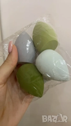 Комплект от 4 бр. тампони за нанасяне на грим  , снимка 3 - Комплекти и лотове - 51802230