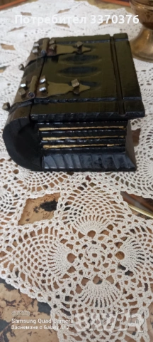 Дървена кутийка за бижута-цвят махагон, снимка 4 - Подаръци за жени - 53519573