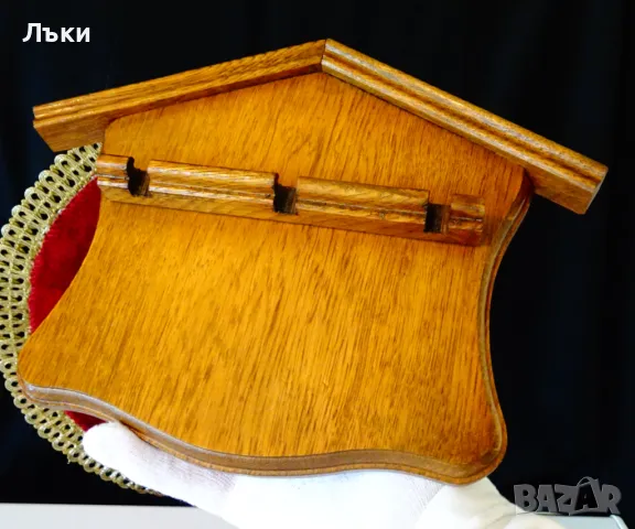 Поставка за прибори,естествено дърво,къща. , снимка 6 - Антикварни и старинни предмети - 50259483