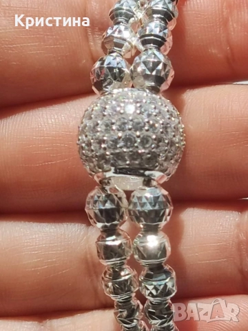 Нова сребърна гривна Виетнам, снимка 3 - Гривни - 51962385