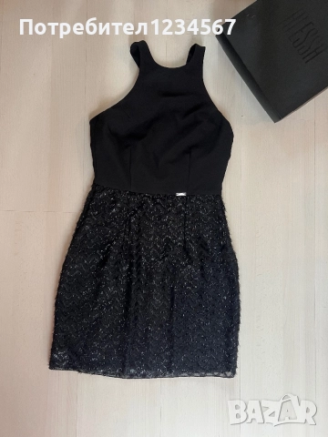 Нова черна рокля Alessa Sрр, става и за ХС , снимка 5 - Рокли - 52584981