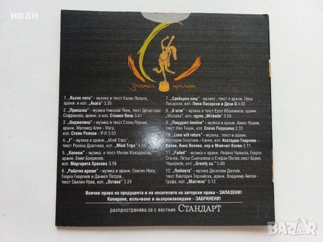 CD Златна пролет - Конкурс за Поп и Рок музика - 2008г., снимка 5 - CD дискове - 53694909