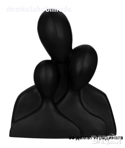 Статуетка прегърнато семейство, керамика/ 24.5x11.8x29cm, снимка 2 - Статуетки - 42139015