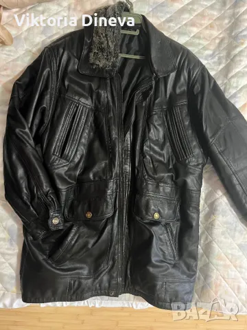 Мъжко Яке от Естествена Свинска Кожа , снимка 1
