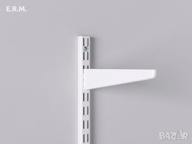 Модулна система от рафтове Регулируем висящ рафт 80см х 25см 20кг. на рафт, снимка 3 - Етажерки - 41552655