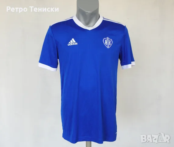 Тениска HIK (Hellerup Ik #28) adidas — Мъже размер M Синьо