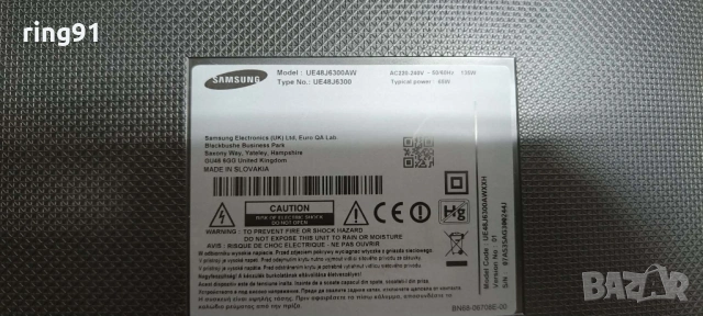T-Con - BN41-02229A TV Samsung UE48J6300AW, снимка 3 - Части и Платки - 53518975