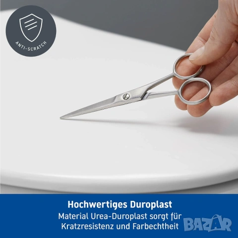 Тоалетна Седалка с Капак Duravit 0067390000 Soft Close/Плавно Затваряне, Quick Release, Бяла!, снимка 7 - Други стоки за дома - 53649562