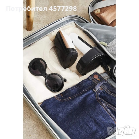 Парна ютия Rowenta 3030GLD premium gold touch, лимитирана серия, 1300 W, 16g/min, бяло/златно, снимка 8 - Ютии - 52498117