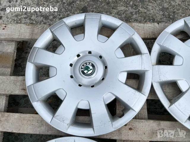 16 цола Тасове SKODA Yeti Octavia Оригинал 3T0601147, снимка 4 - Аксесоари и консумативи - 49533459