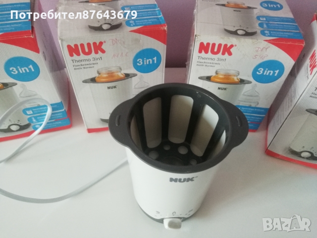 Нагревател за шишета Nuk, снимка 2 - Прибори, съдове, шишета и биберони - 36044474