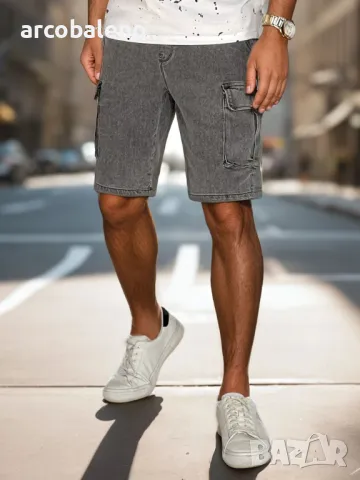 Мъжки дънкови къси панталони, 3цвята , снимка 6 - Къси панталони - 49970869