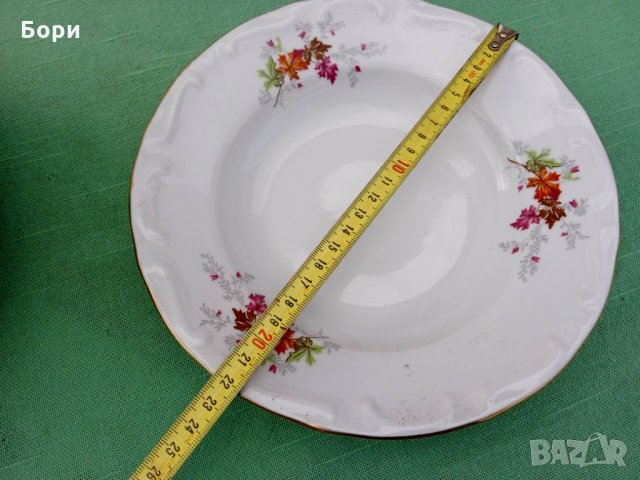 Български порцелан чинии 20 части, снимка 10 - Чинии - 35710967