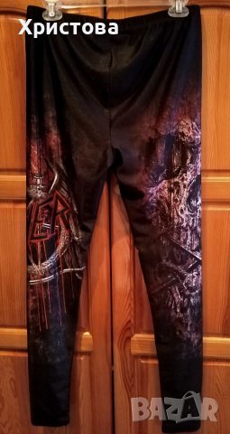 Черен спортен клин с шарка, L/XL, снимка 2 - Спортни екипи - 41423177