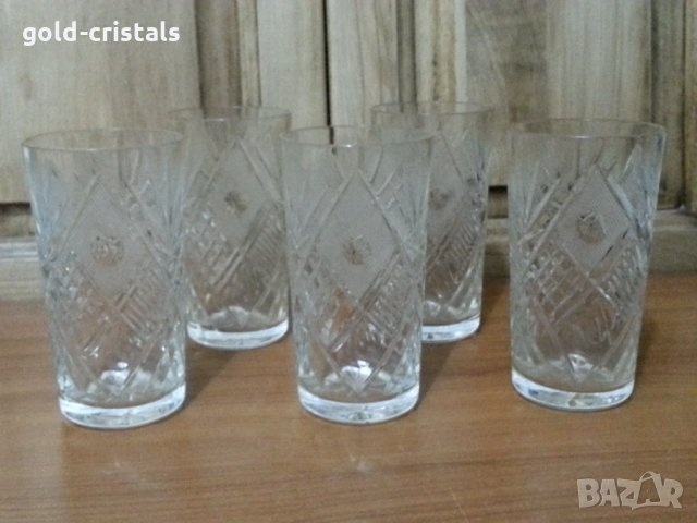 Кристални чаши за вода 