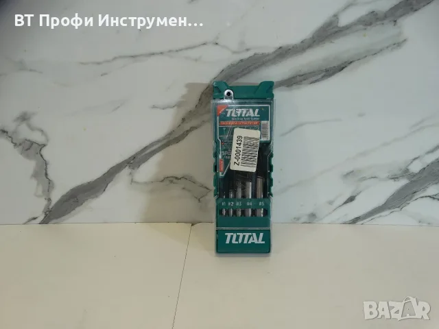 Total - Комплект екстрактори за болтове 5 броя, 3-18 мм